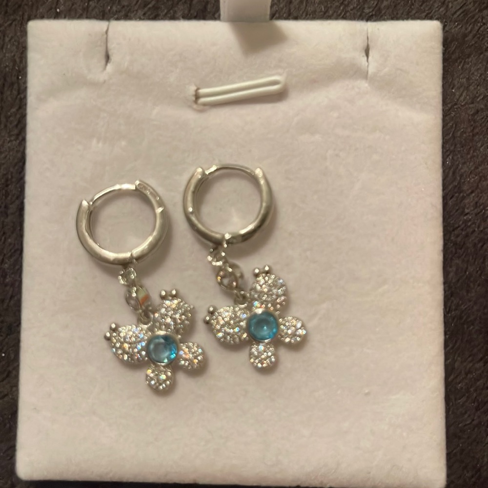 Butterfly clip earrings. Super cute.